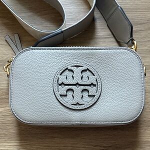 Tory Burch Light Gray Crossbody Bag